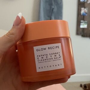 Glow Recipe  papaya sorbet  enzyme cleansing balm
